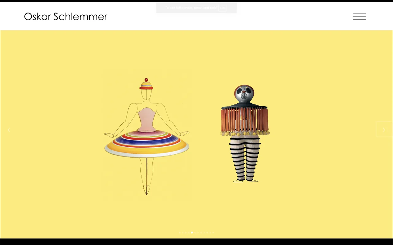 Schlemmer.org — Oskar Schlemmer Theatre Archives