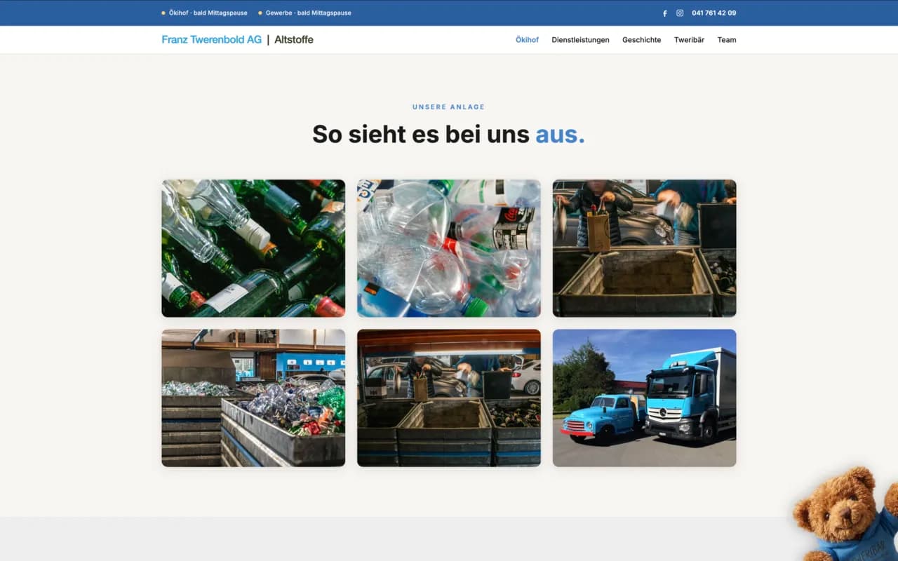Franz Twerenbold AG — Recycling in Baar